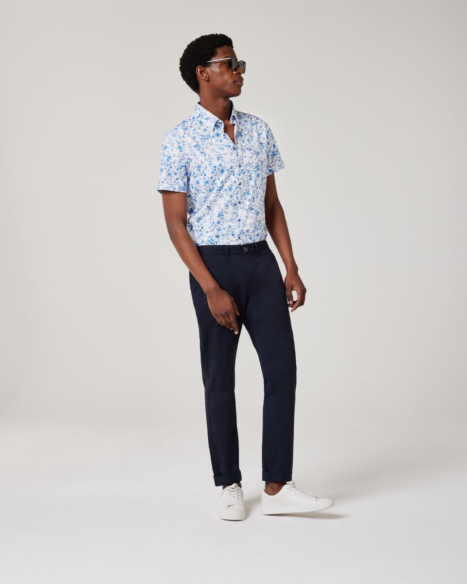 Regular Short Sleeve Floral Shirt 